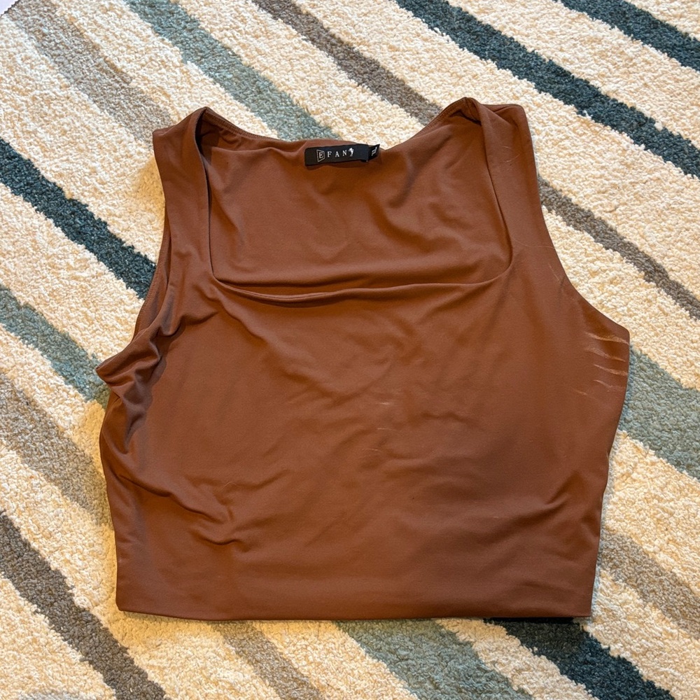 Amazon Rich Brown Tank Top